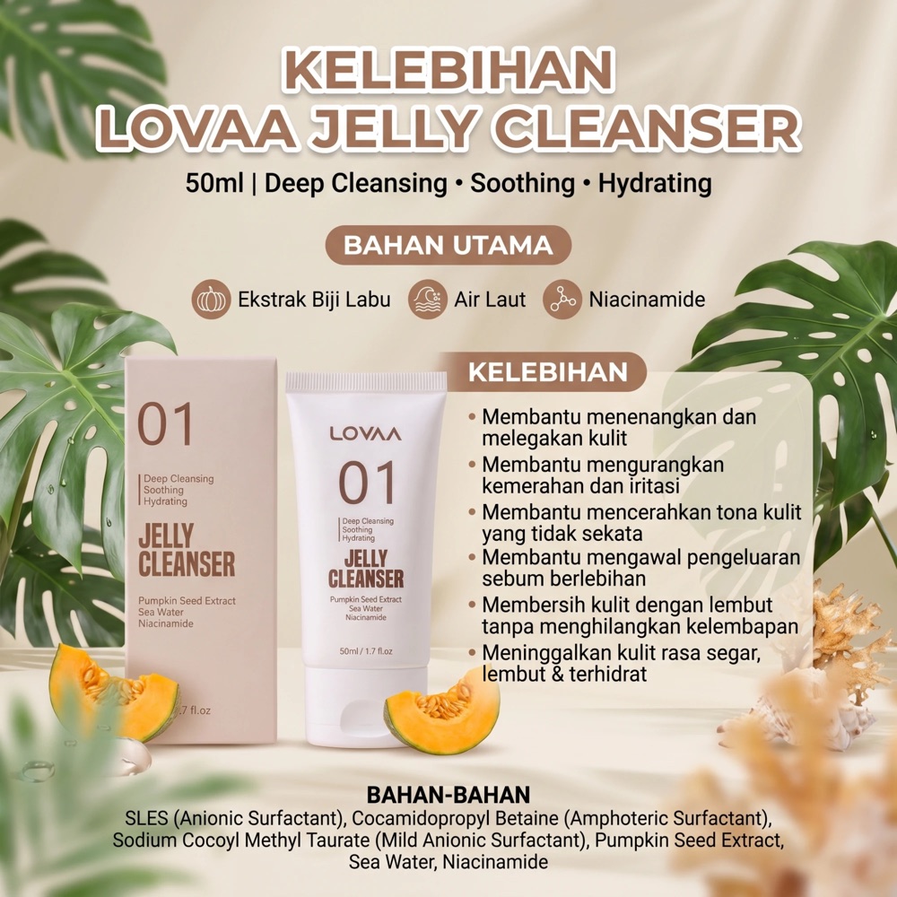 Kelebihan LOVAA Jelly Cleanser
