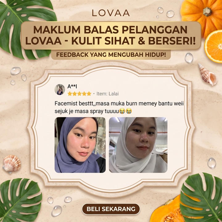 Testimoni pelanggan LOVAA