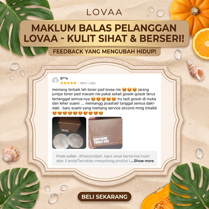 Testimoni pelanggan LOVAA