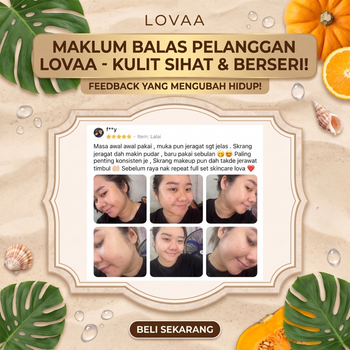 Testimoni pelanggan LOVAA