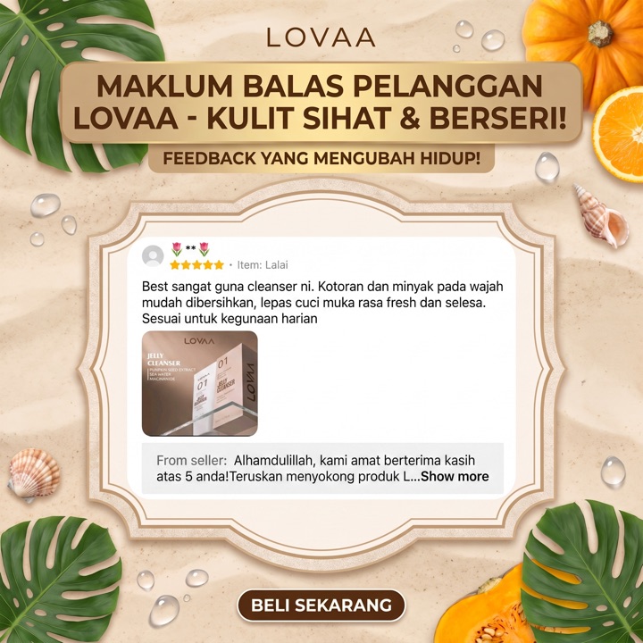 Testimoni pelanggan LOVAA